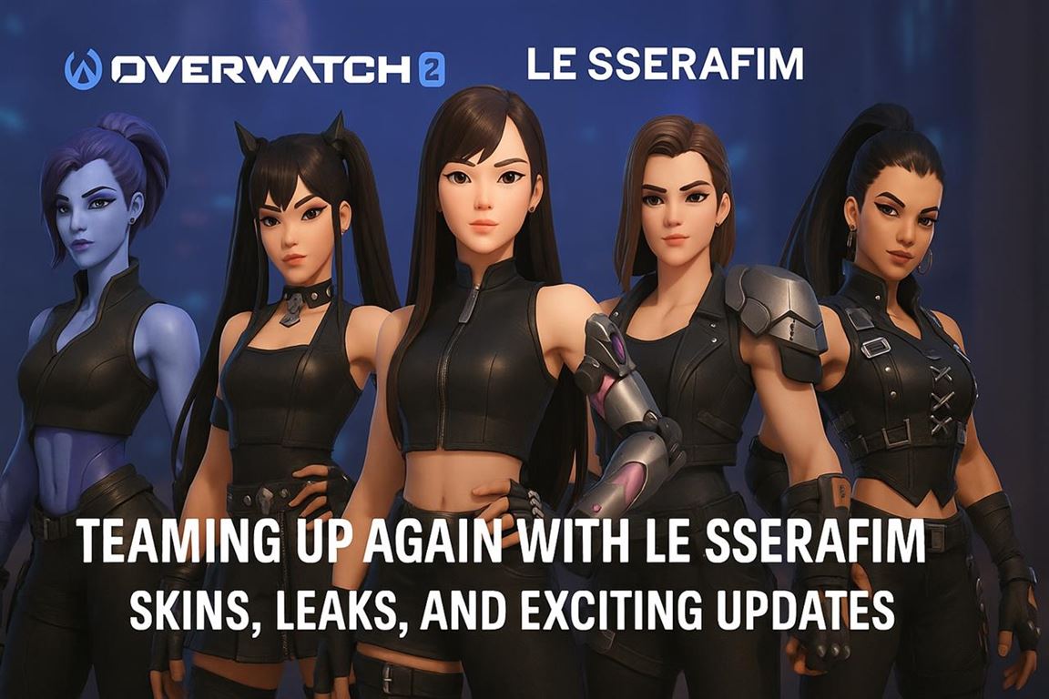 Overwatch 2 teams up again with le sserafim - skins, leaks, and exciting updates